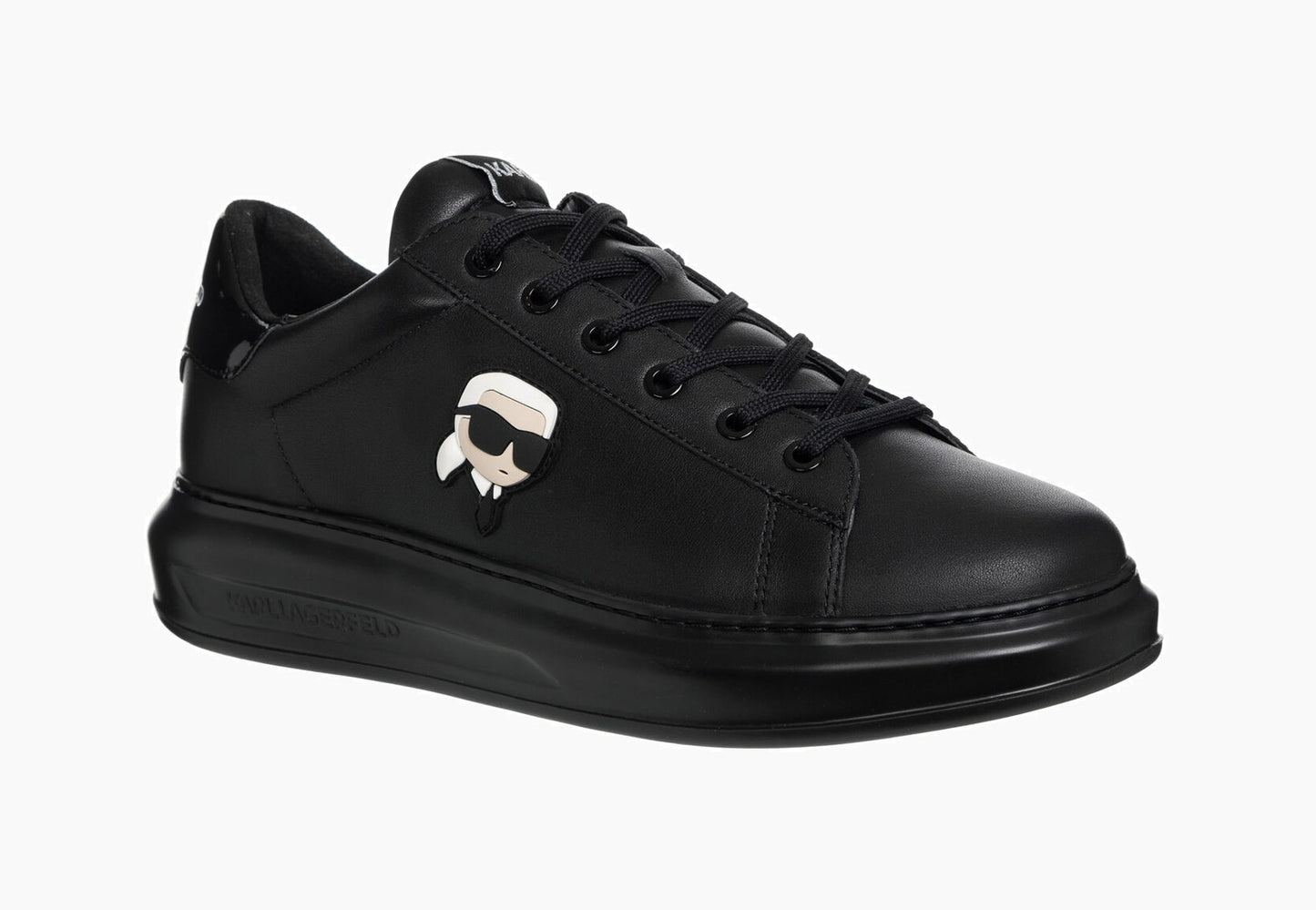 Karl Lagerfeld - tripple Black leather