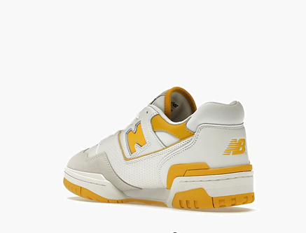 New Balance 550 Sea Salt Varsity Gold