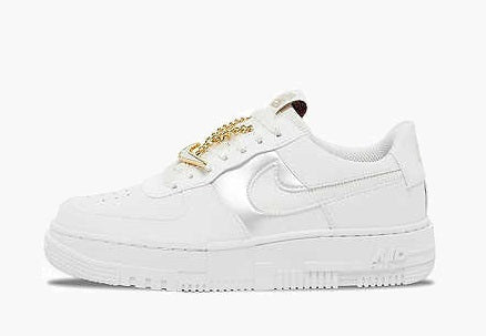 Nike AirForce 1 Pixel - Gold Chain