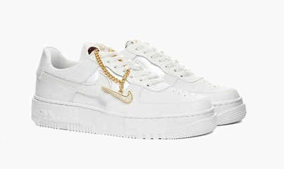 Nike AirForce 1 Pixel - Gold Chain