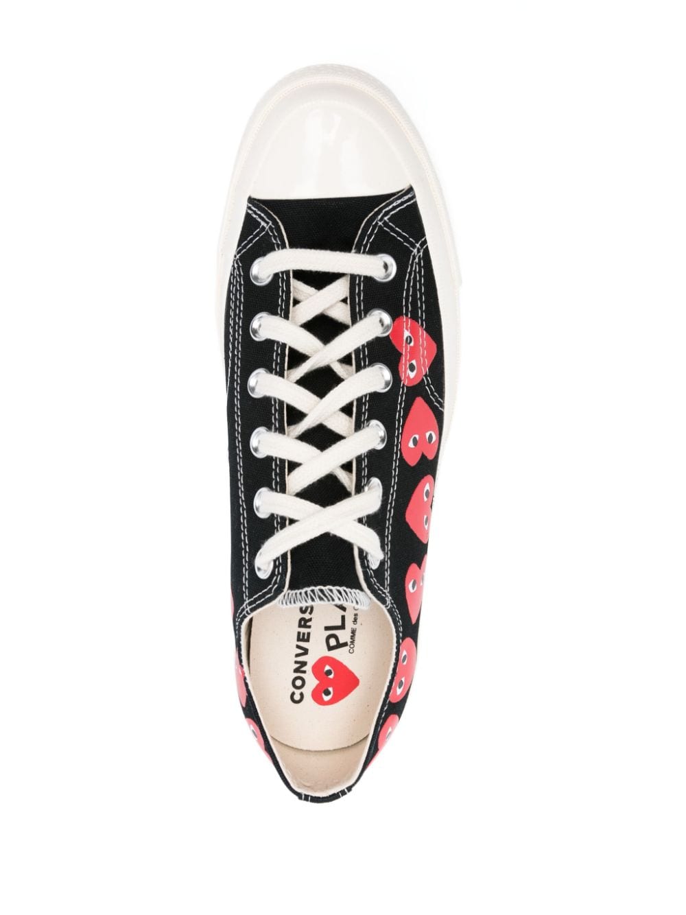 Converse Chuck Taylor All-Star 70 x Comme des Garcons PLAY Black Multi Heart - Sneakers Outlet Co