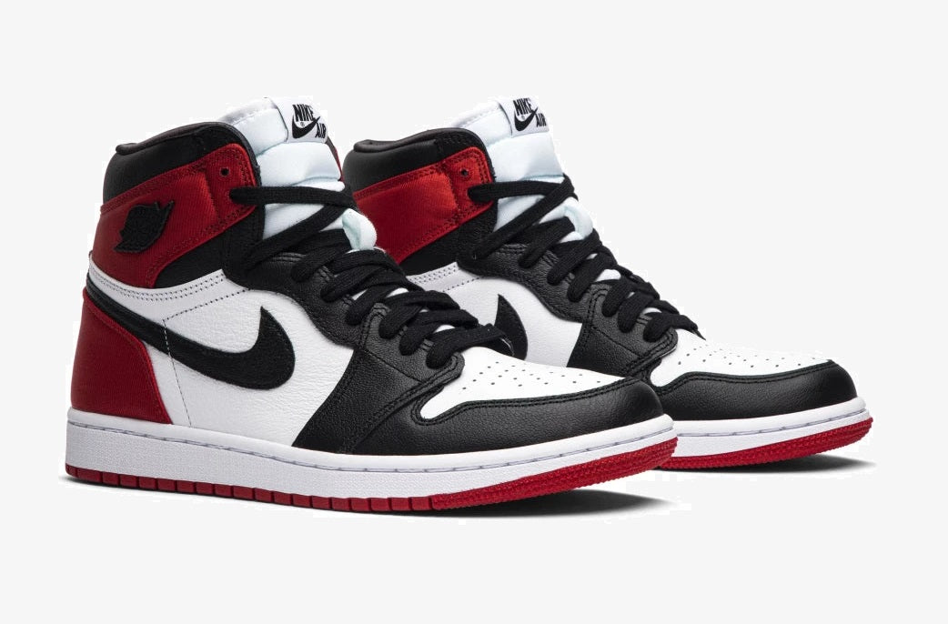 Air Jordan 1 Retro High - Satin Black Toe - Sneakers Outlet Co
