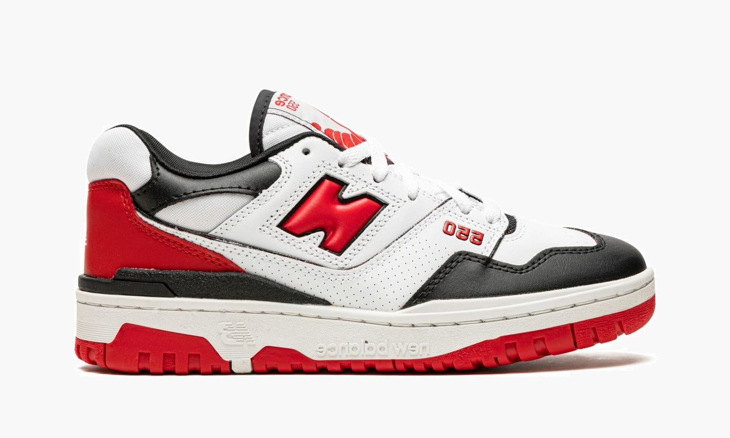 New balance 550 White/Red?black - Sneakers Outlet Co