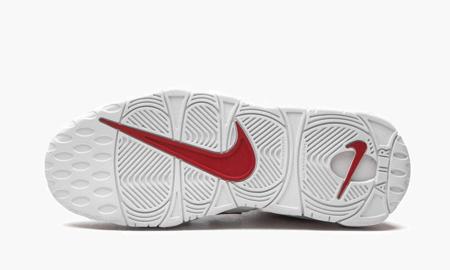 Nike Air More Uptempo White Varsity Red - Sneakers Outlet Co