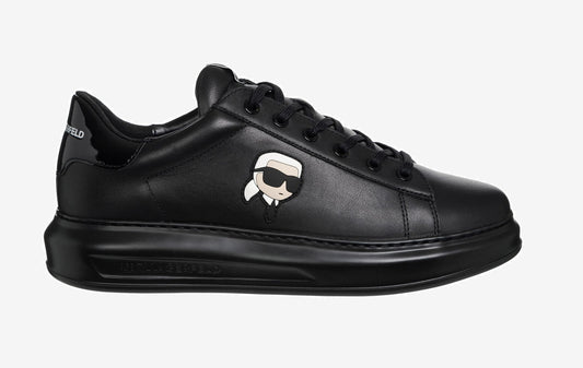 Karl Lagerfeld - tripple Black leather