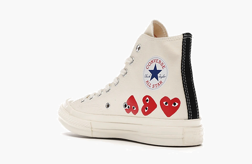 Converse Chuck Taylor All-Star 70 Hi Comme des Garcons Play Multi-Heart White