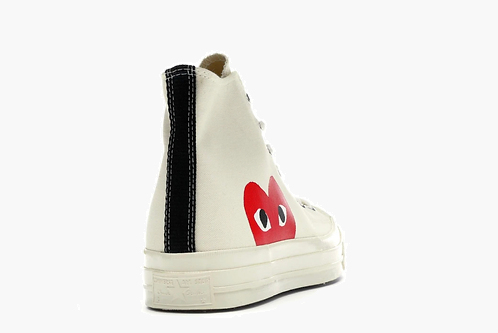 Converse Chuck Taylor All-Star 70 Hi Comme des Garcons PLAY White
