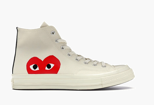 Converse Chuck Taylor All-Star 70 Hi Comme des Garcons PLAY White