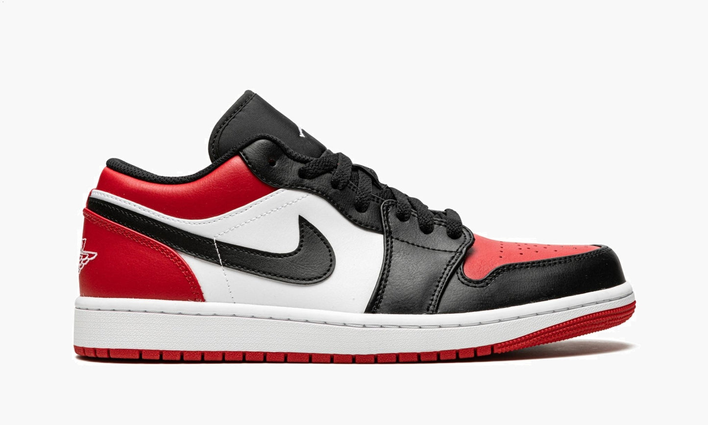 Air Jordan 1 Low bred toe - Sneakers Outlet Co